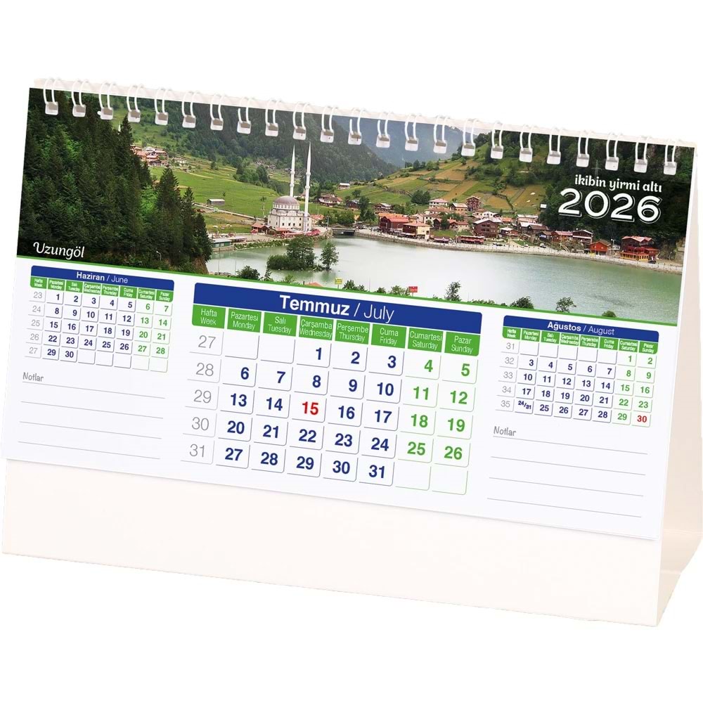 Manzara Masa Takvimi - AMT-01-TB