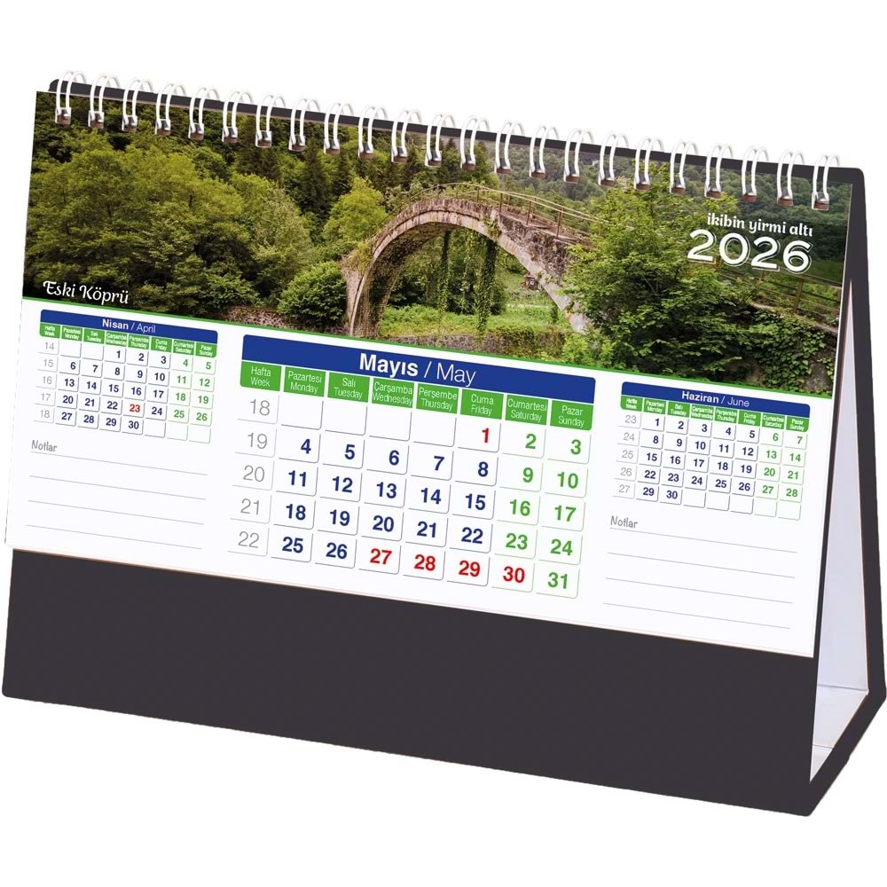 Manzara Masa Takvimi - AMT-01-TS