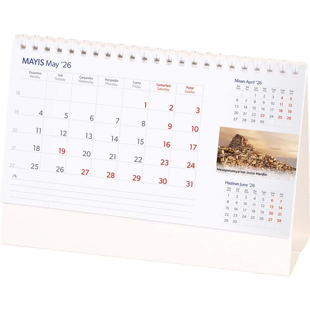 Anadolu Masa Takvimi - AMT-03-BT