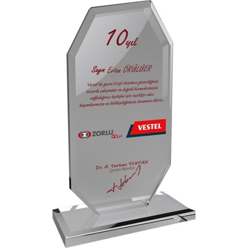 Kristal Plaket-EKT-102